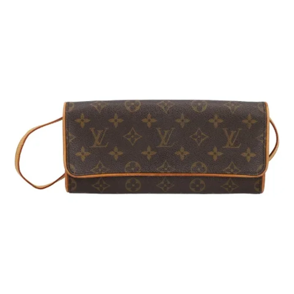 Louis Vuitton Vintage Pre-owned Canvas clutches Brown Dames
