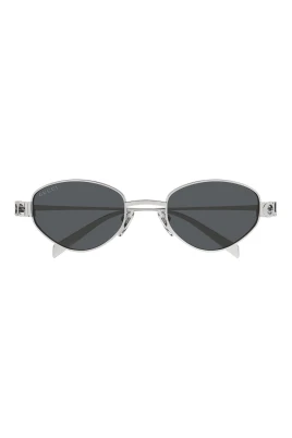 Geometric Oval Sunglasses