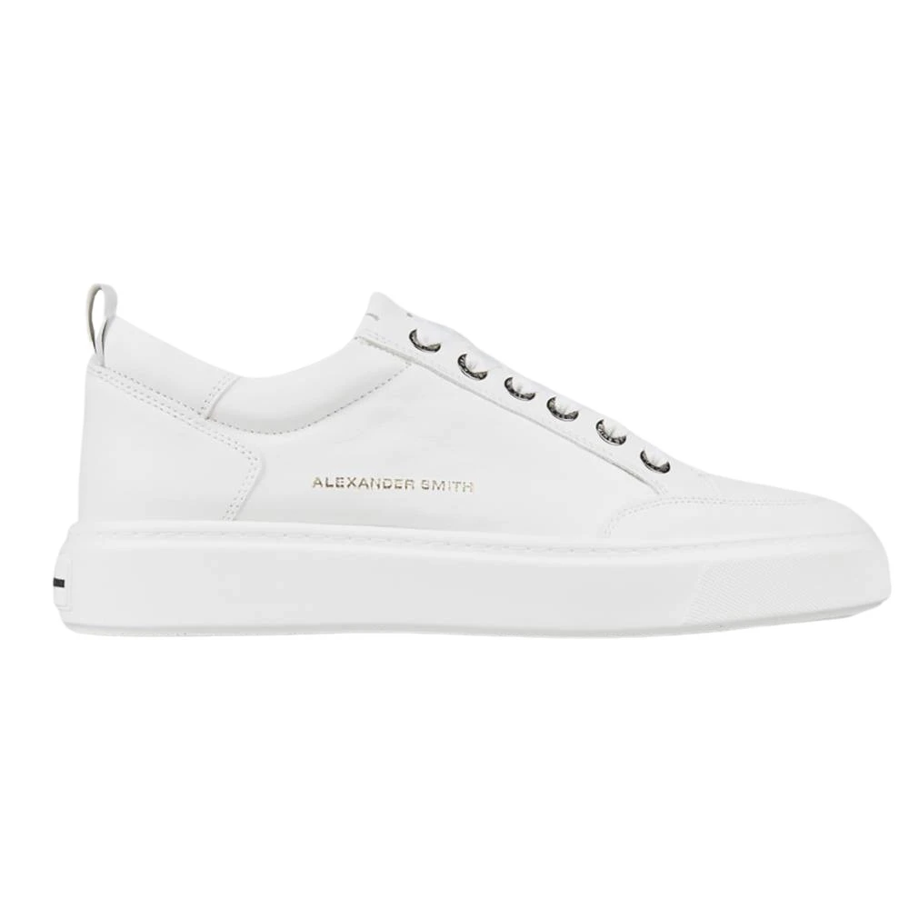 Alexander Smith Luxe Bond Street Sneakers Heren Schoenen Wit