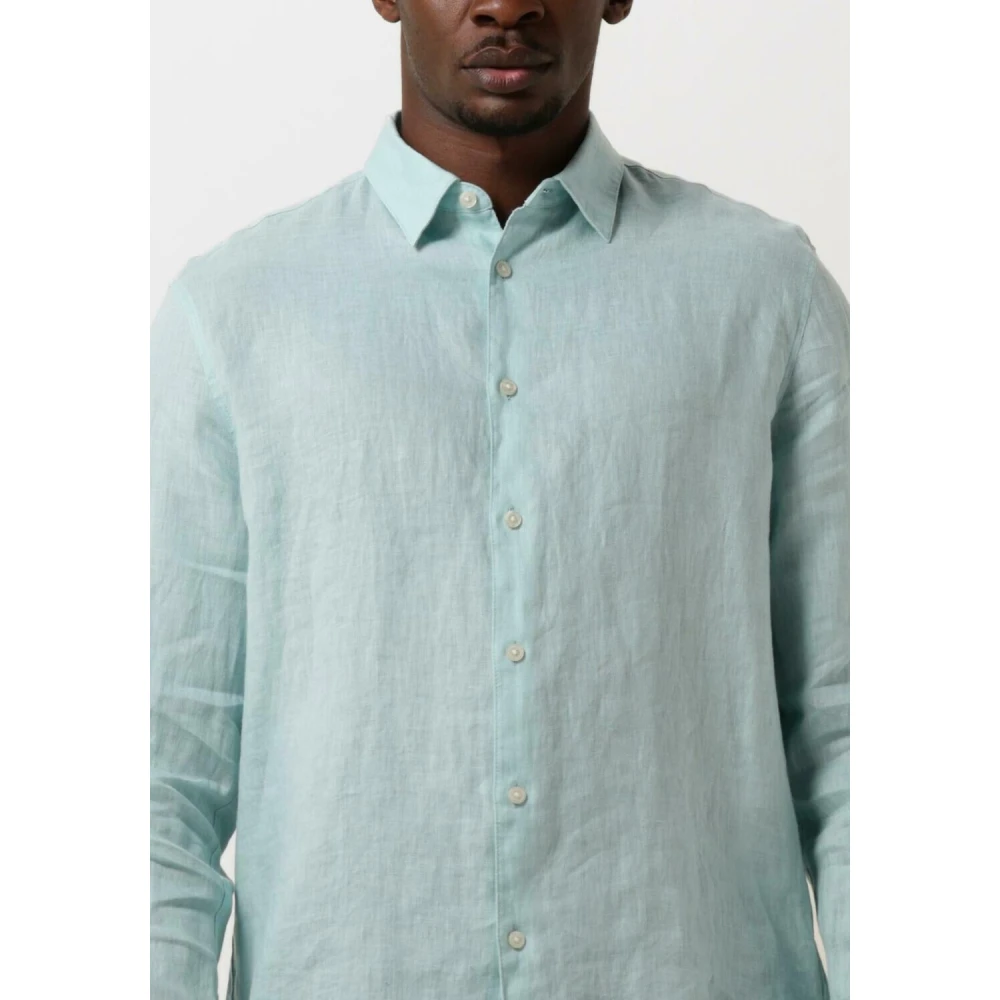 drykorn Blauw Casual Overhemd Ramis Blue Heren