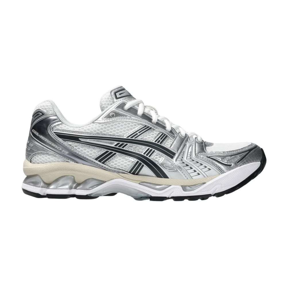 Asics White Gel-Kayano 14 Trainers - Male - Running Shoes - 3 Uk - Sport