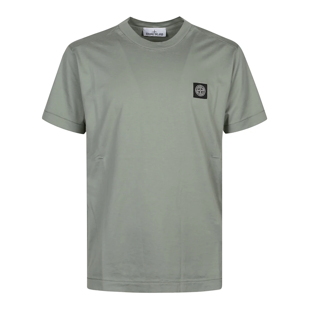 Stone Island Avslappnad Bomull T-shirt Blue, Herr