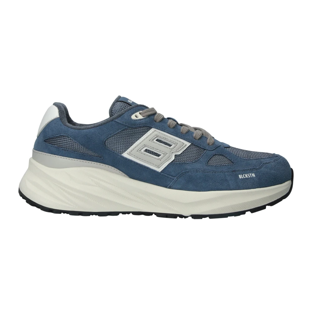 Blackstone Flint Moss Runner Sneaker Heren Schoenen Blauw