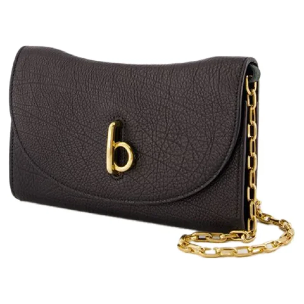 Burberry Leather shoulder-bags Black Dames