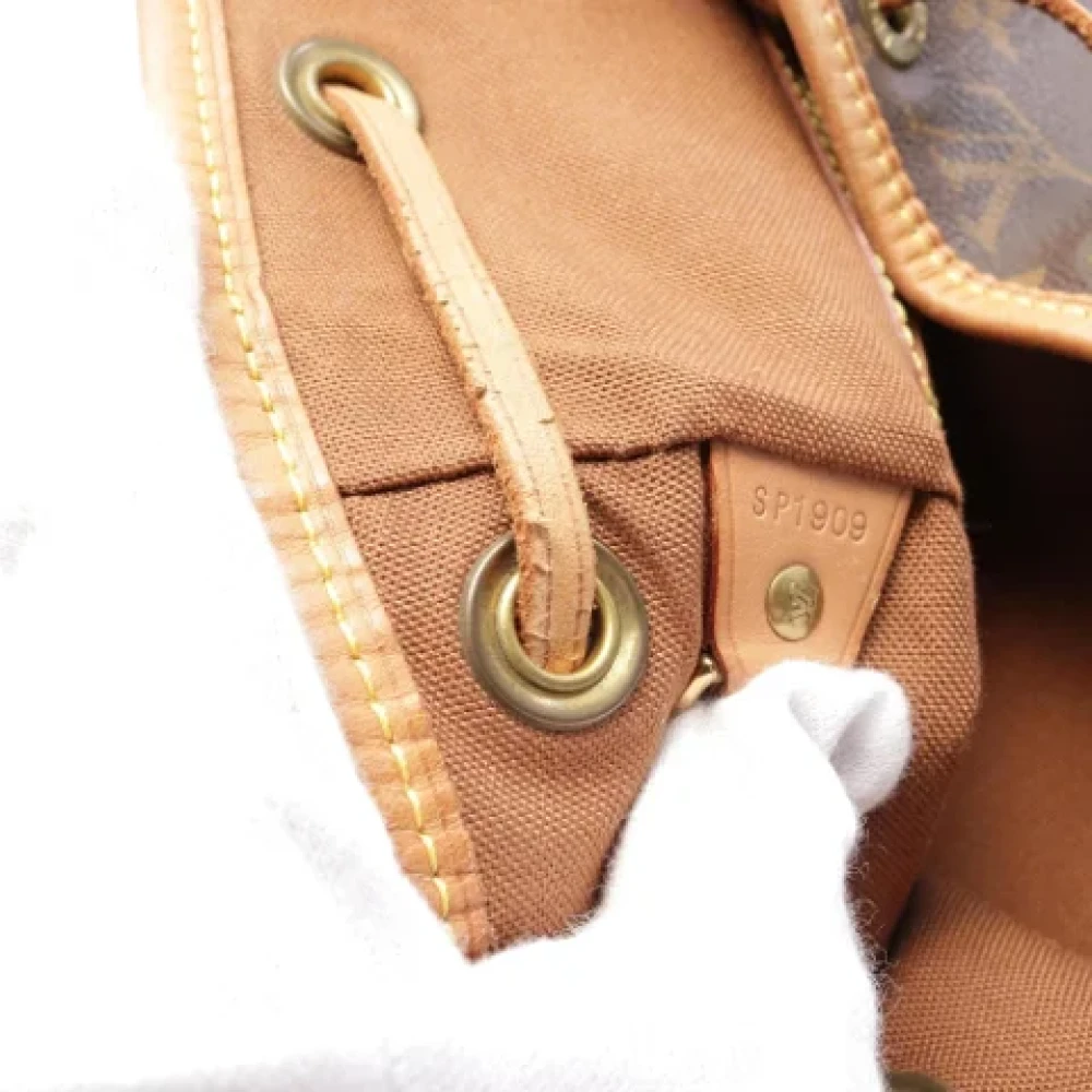 Louis Vuitton Vintage Pre-owned Canvas backpacks Brown Dames