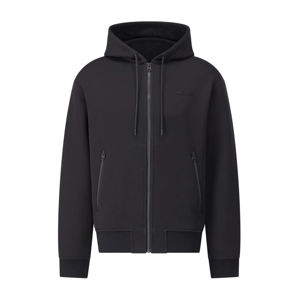 Mackage Sweatjack Krystos met logo Black Heren