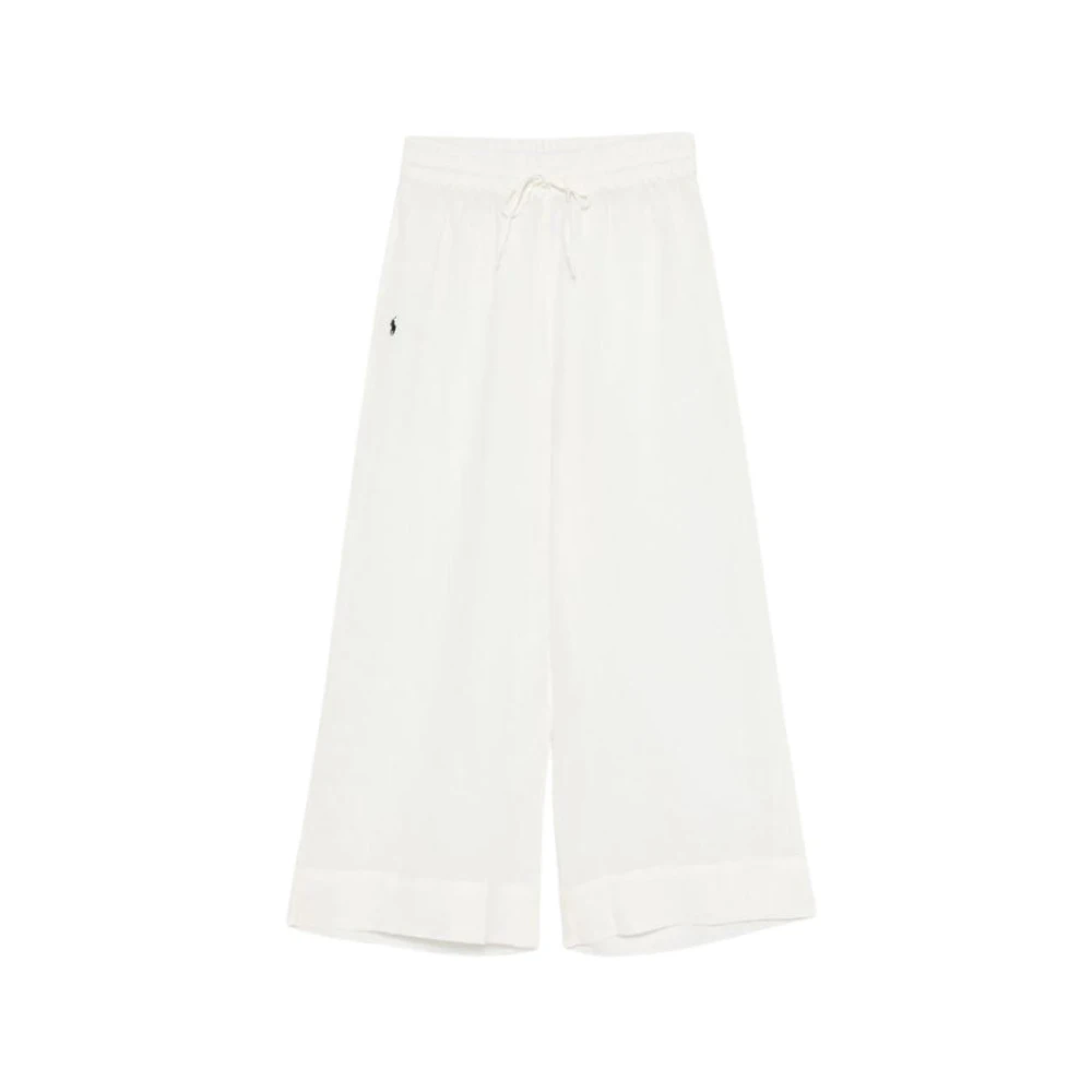 Polo Ralph Lauren Donna Bianco Pantaloni, L, New,