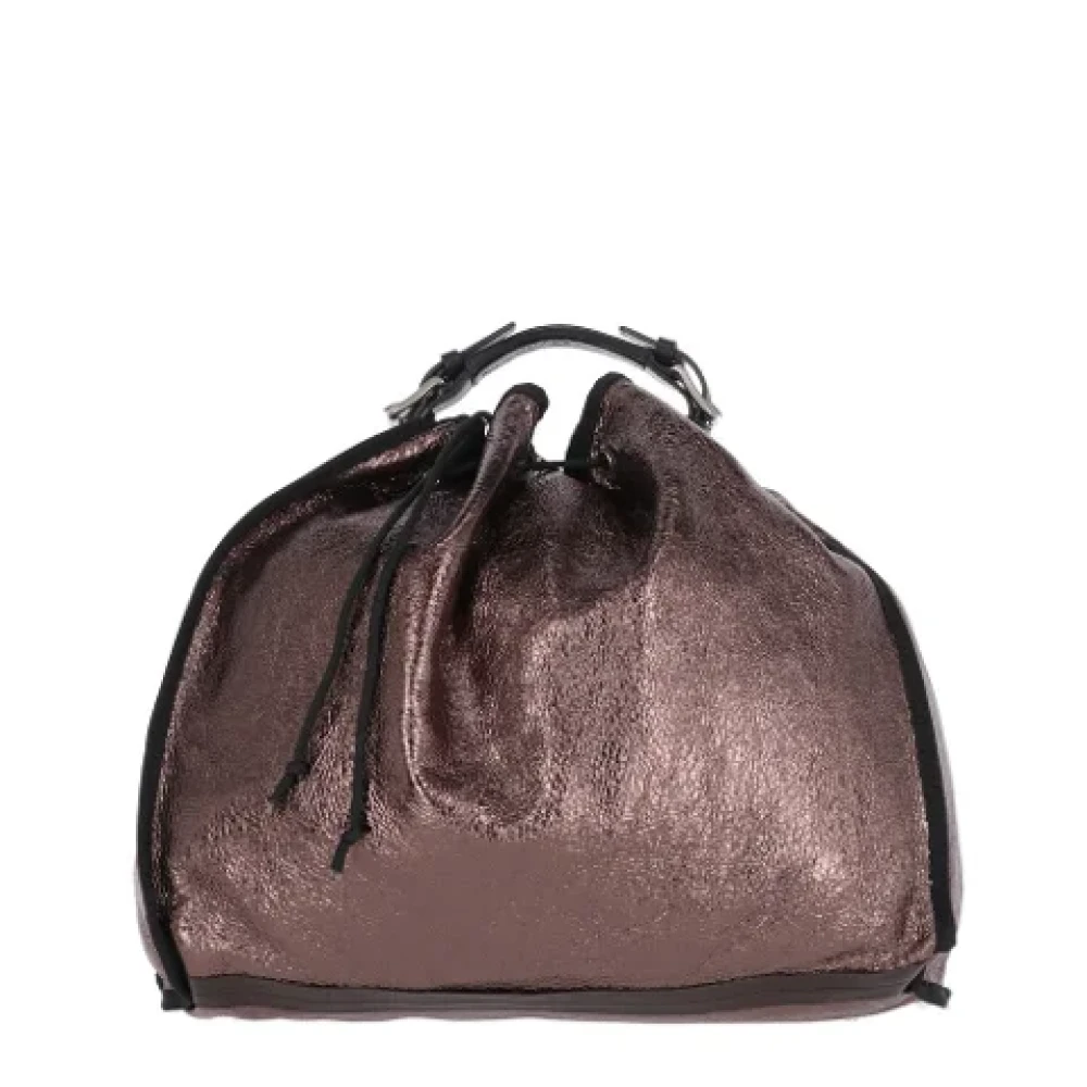 Marni Pre-owned Leather handbags Brown Dames