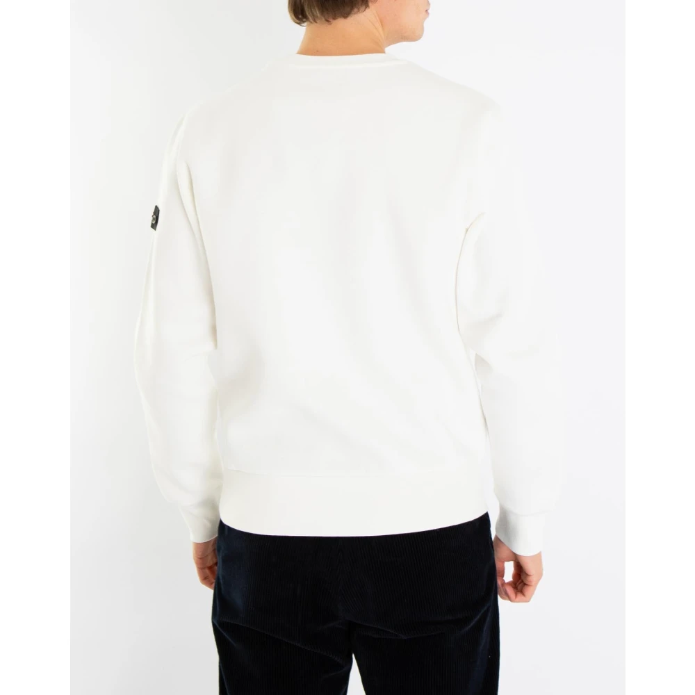 Peuterey Witte Sweater Heren Domak GR 2 White Heren