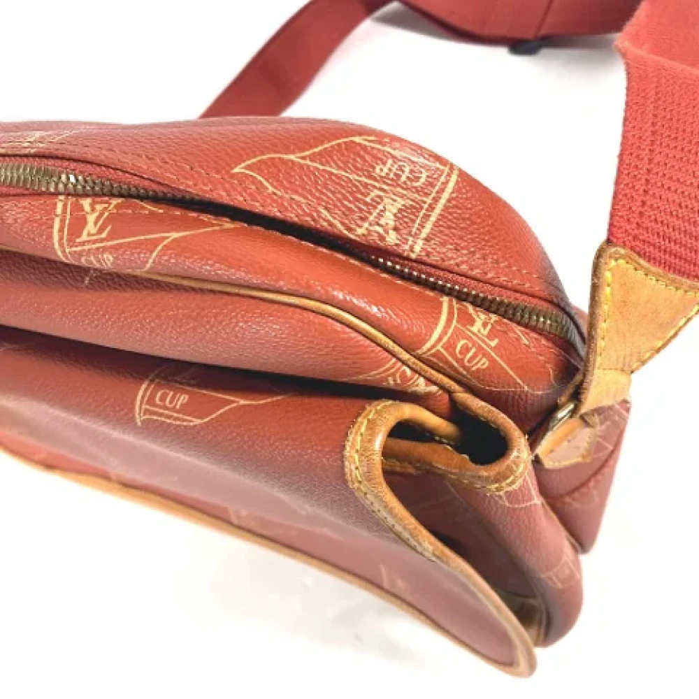 Louis Vuitton Vintage Pre-owned Cotton louis-vuitton-bags Orange Dames