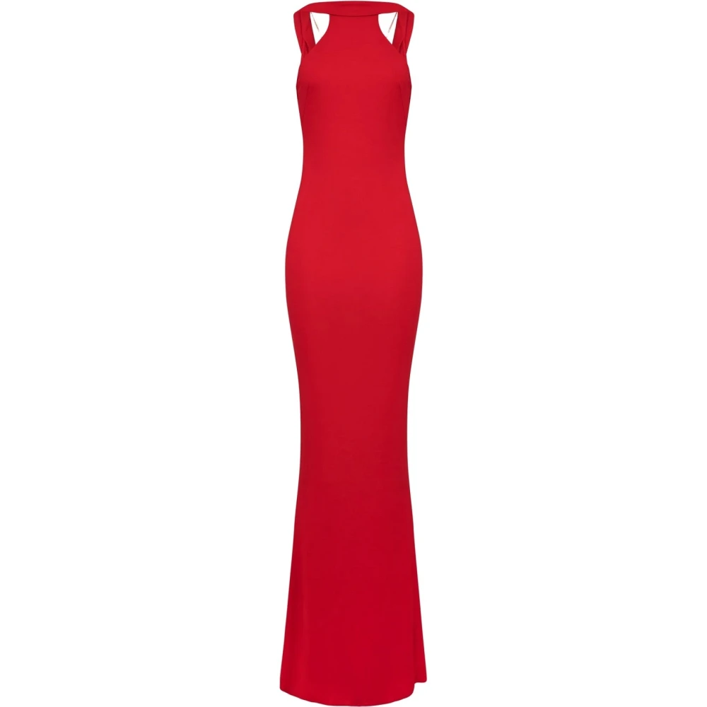 Elisabetta Franchi Avond- en ceremoniejurk Red Dames