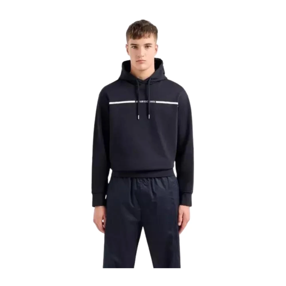 Armani Exchange Hoodie met capuchon Blue Heren