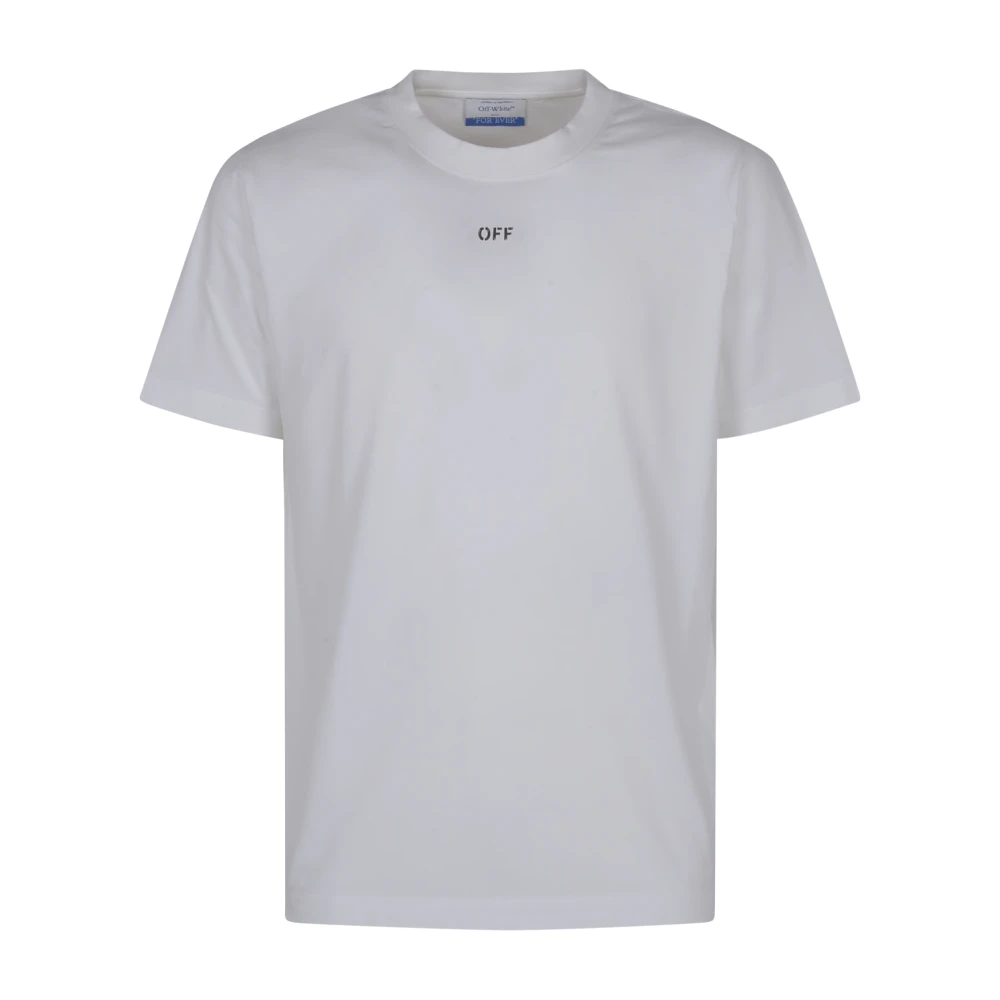 Off White Vit Stämpel Slim Tee Skjorta White, Herr