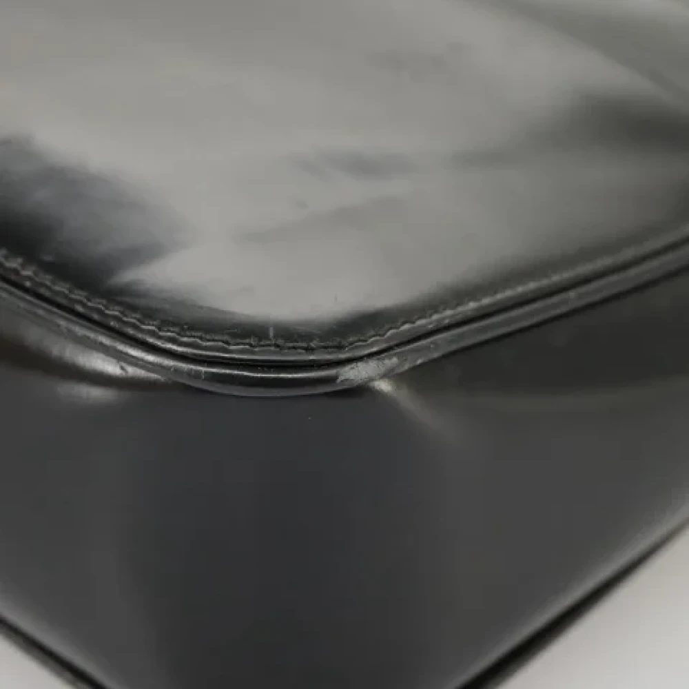 Gucci Vintage Pre-owned Leather gucci-bags Black Dames