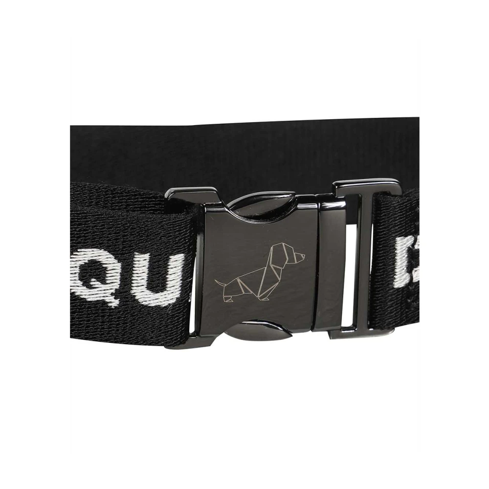 Dsquared2 Montreal Hondenhalsband Poldo x D2 Black Unisex