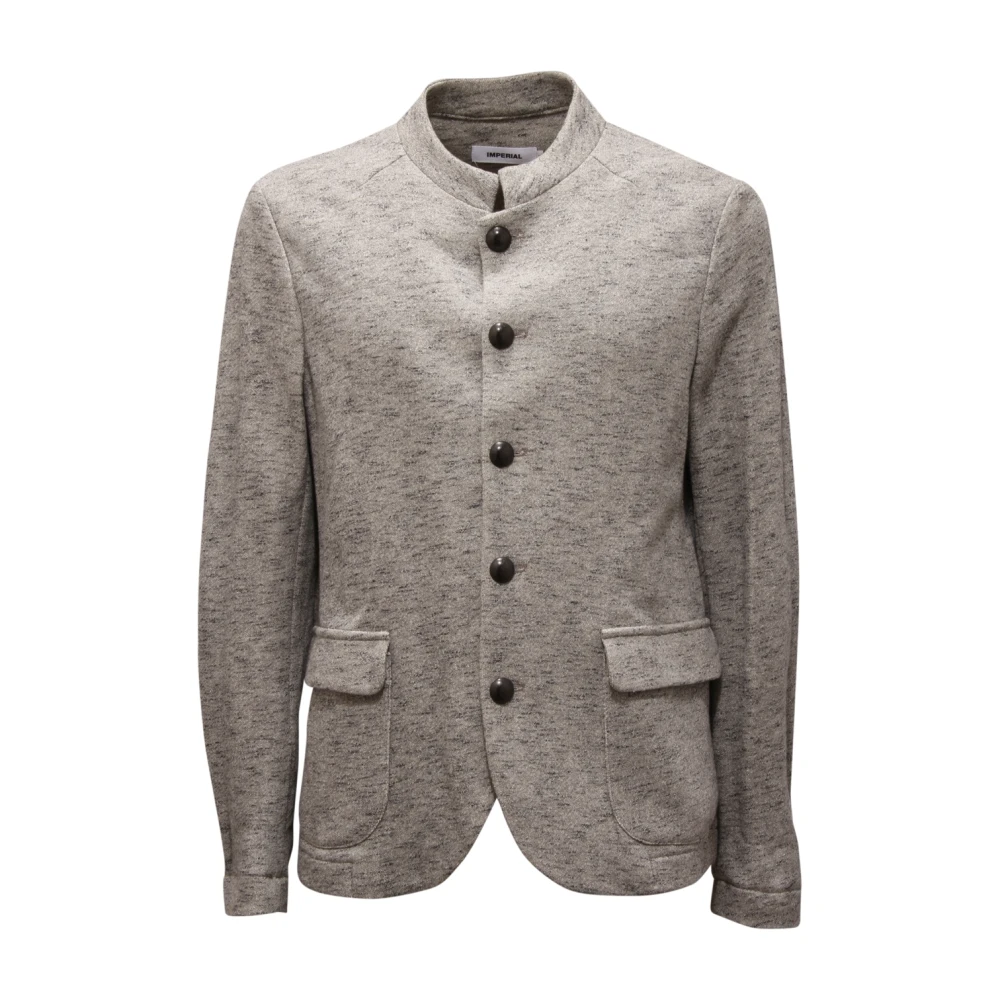Imperial Men's Gray Blazers, L, Giacca Felpa