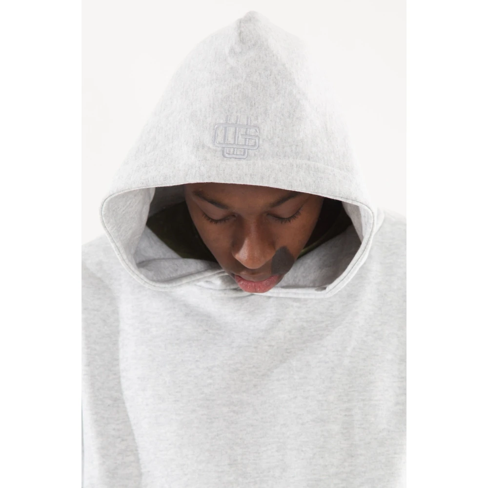 Garment Workshop Boxy Hoodie in Double Layer Stijl Gray Heren