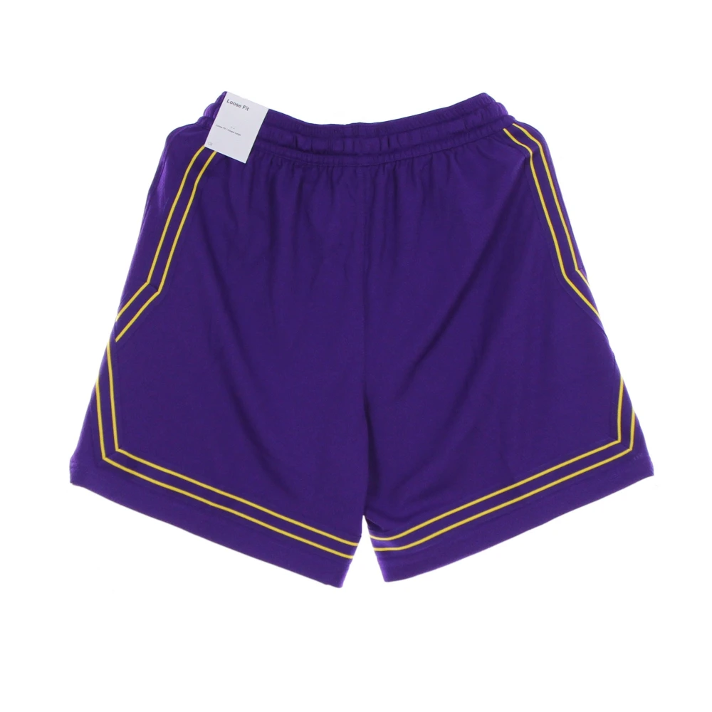 Nike NBA Crossover Basketbalshorts Paars Geel Purple Heren