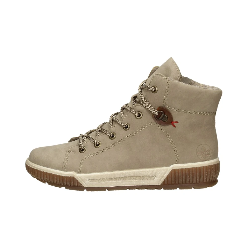 Rieker Veterschoenen Hoog Heren Schoenen Beige