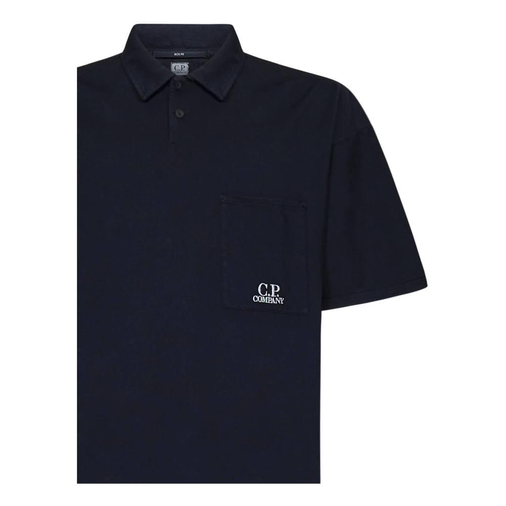 C.P. Company Blauwe T-shirts Polos voor heren Blue Heren