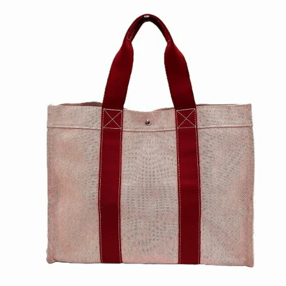 Hermès Vintage Pre-owned Canvas totes Beige Dames