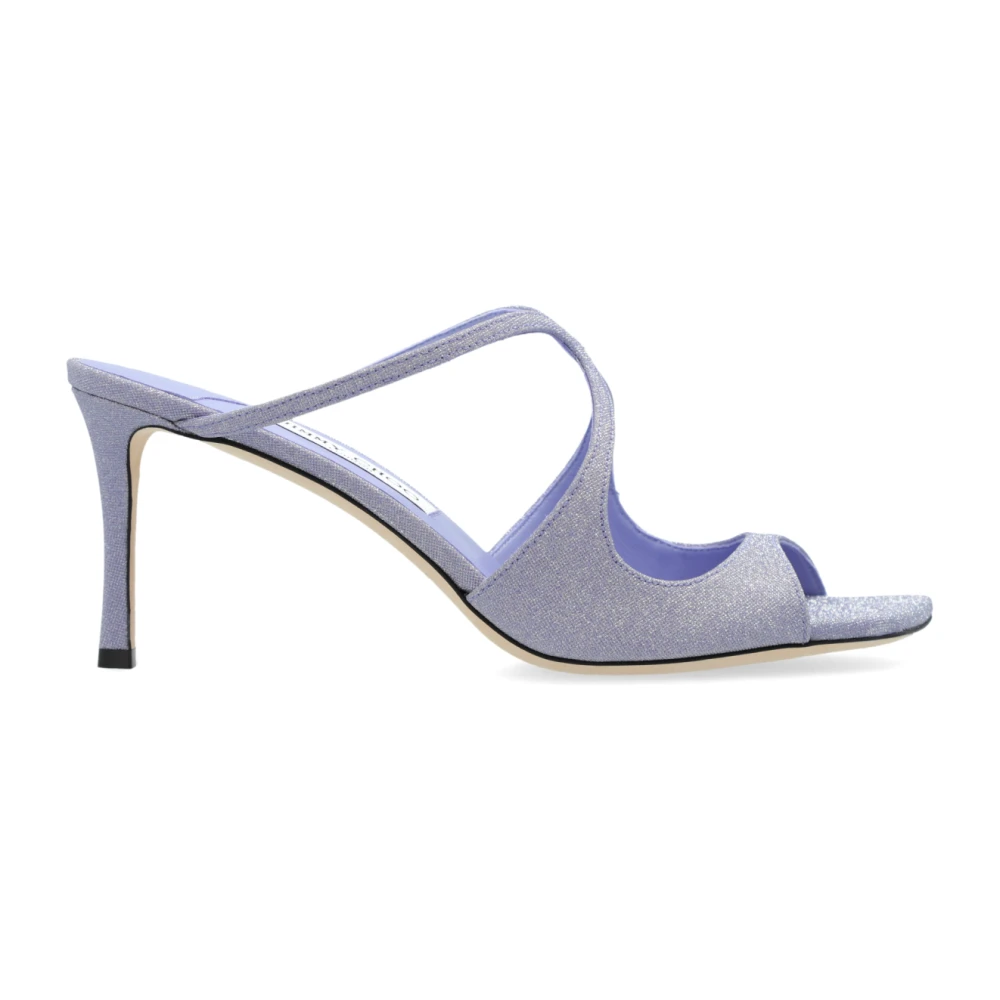 Jimmy Choo Women's Purple Heeled Mules