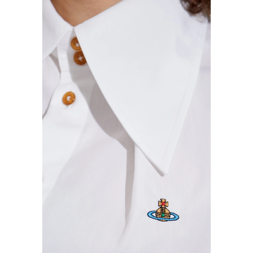 Vivienne Westwood Shirt met logo White Dames