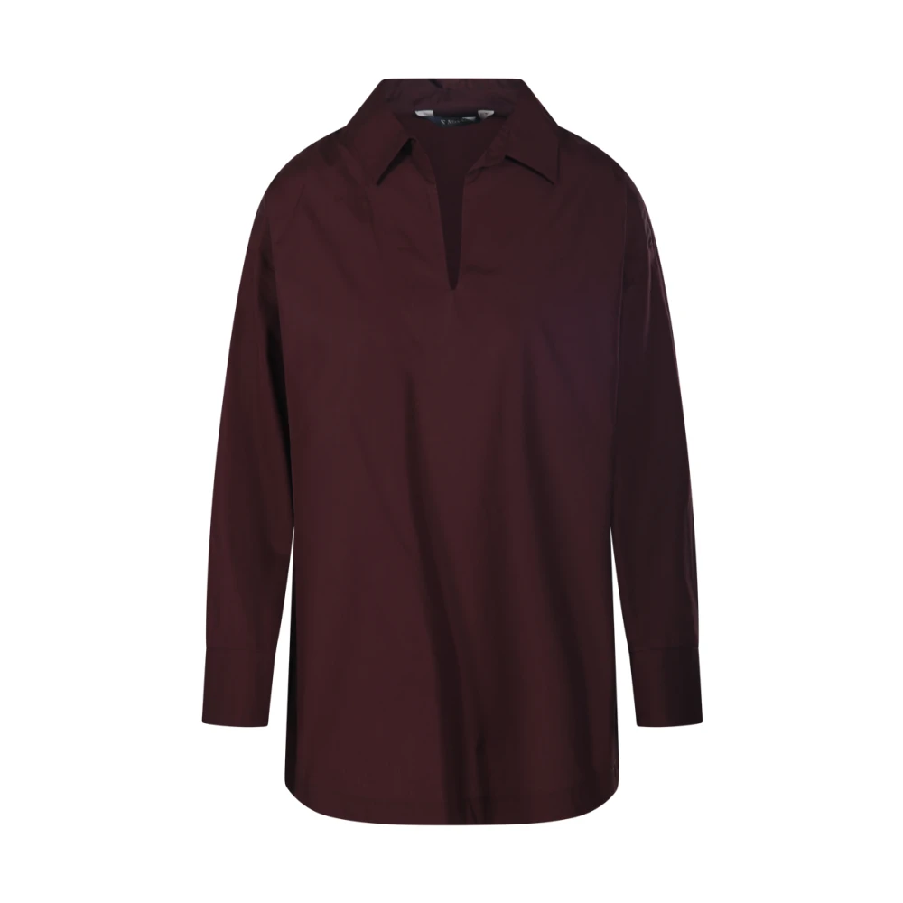 Max Mara Cristel Shirt - Female - Blouses - Brown - S - Blouses & Shirts