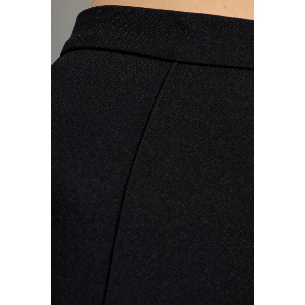 Moncler Broek met plooien Black Dames