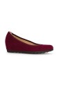 ballerines-compensees-en-velours-bordeaux