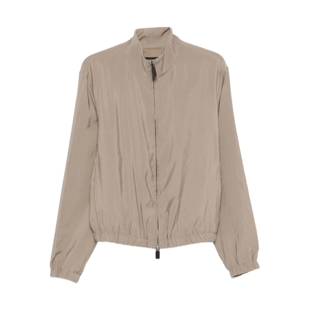 Emporio Armani Mannelijk Bruin Jassen Heren, 3XL, Light Jassen