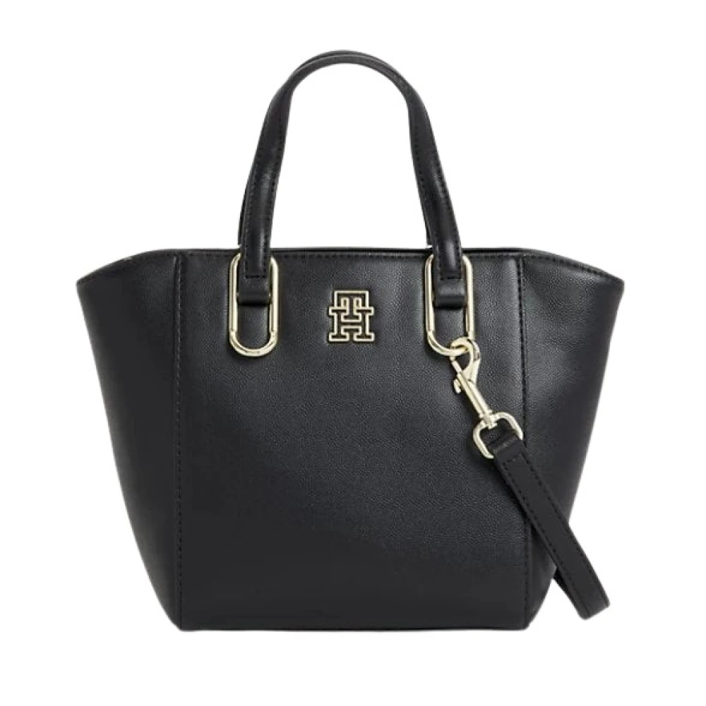 Tommy Hilfiger Tijdloze Zwarte Tote Tas Black Dames