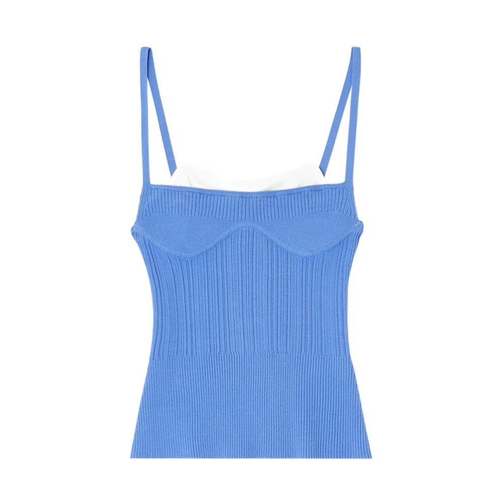 Diesel Donna Blu Top, Xs, New,