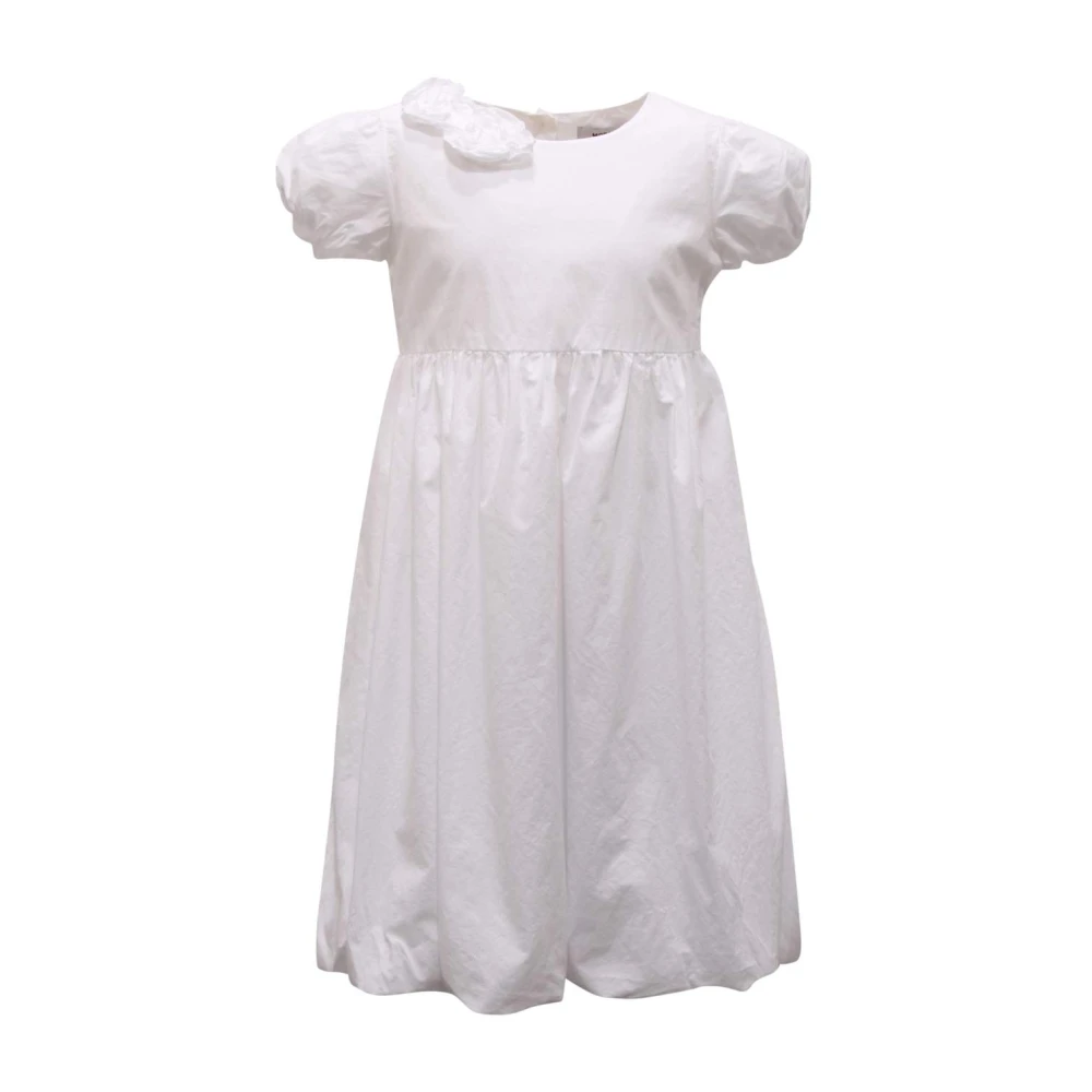 Moschino White Idvb55 Dress - Female - Dresses - 6 Y - Kids