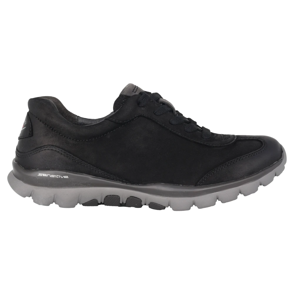 Gabor Rollingsoft Walking Sneaker Dames Schoenen Zwart