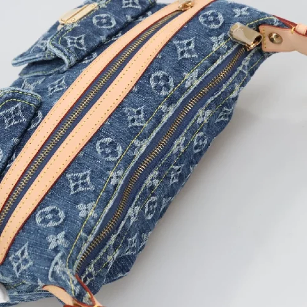 Louis Vuitton Vintage Pre-owned Denim louis-vuitton-bags Blue Dames