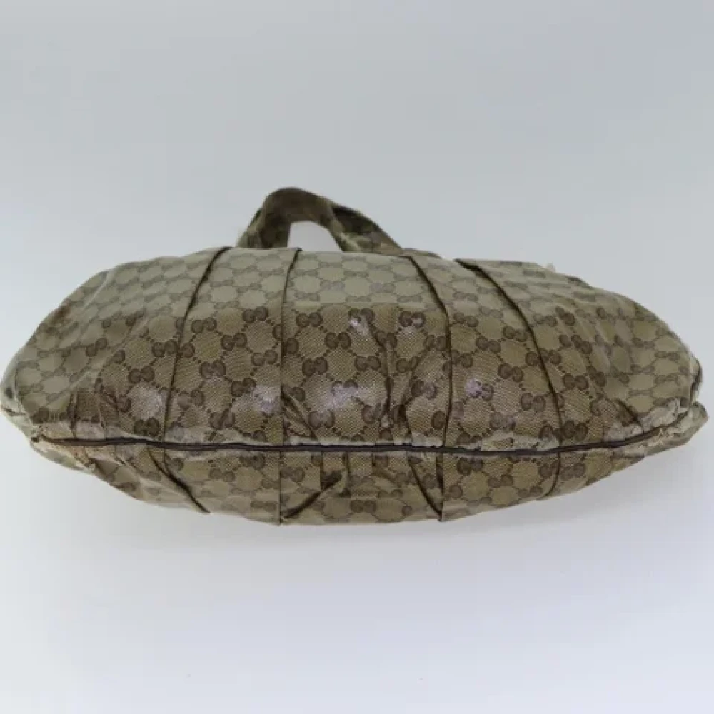 Gucci Vintage Pre-owned Canvas handbags Beige Dames