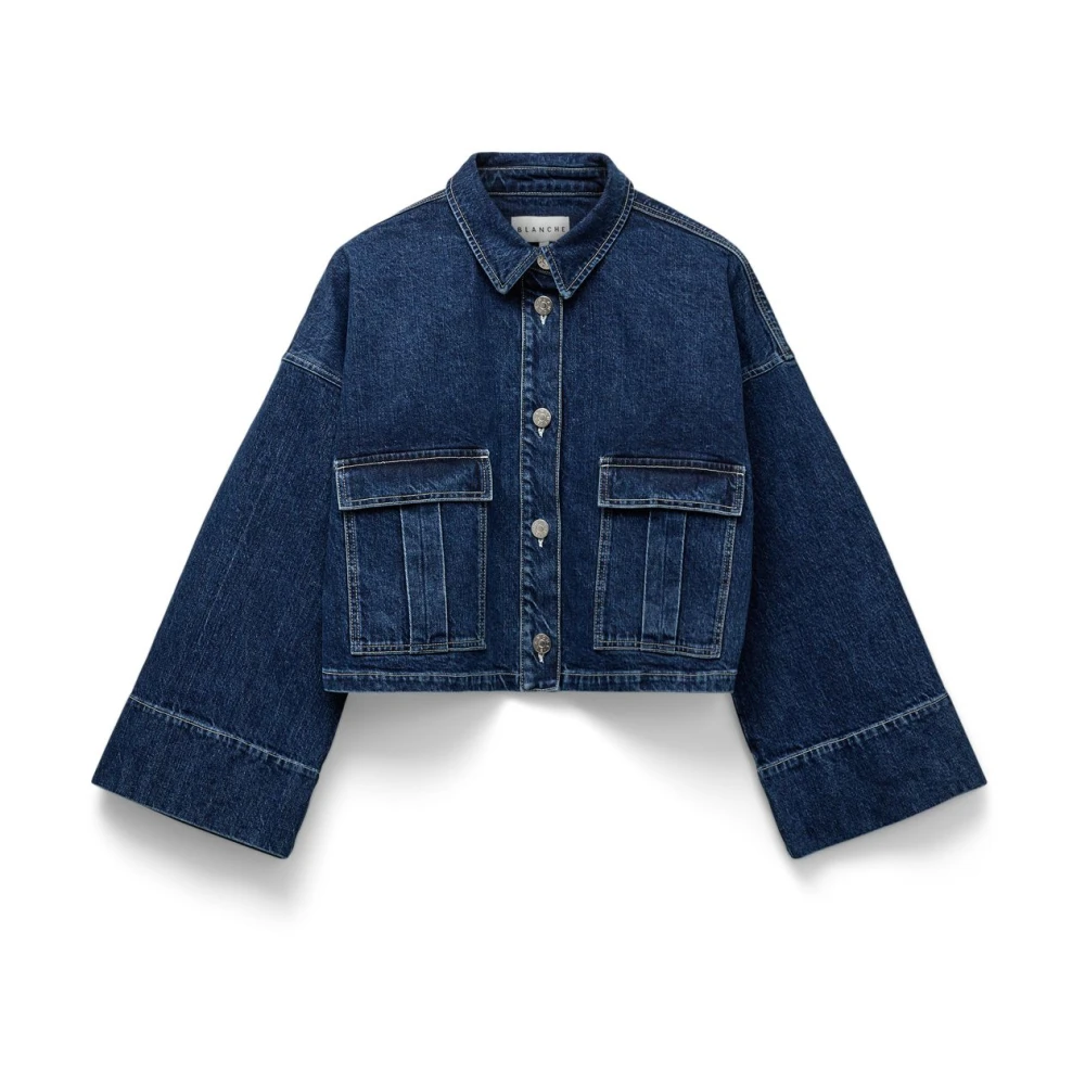 Blanche Wayne Denim Jack Blue Dames
