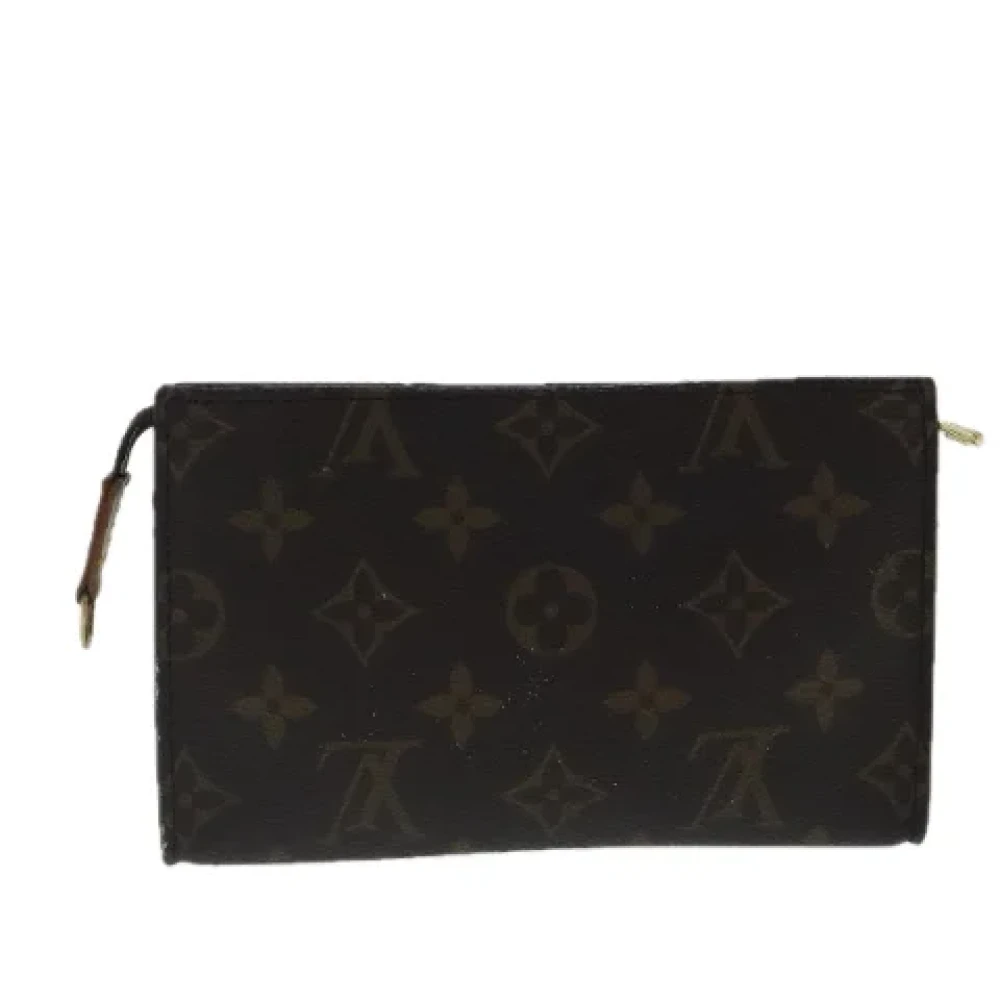 Louis Vuitton Vintage Pre-owned Canvas pouches Brown Dames