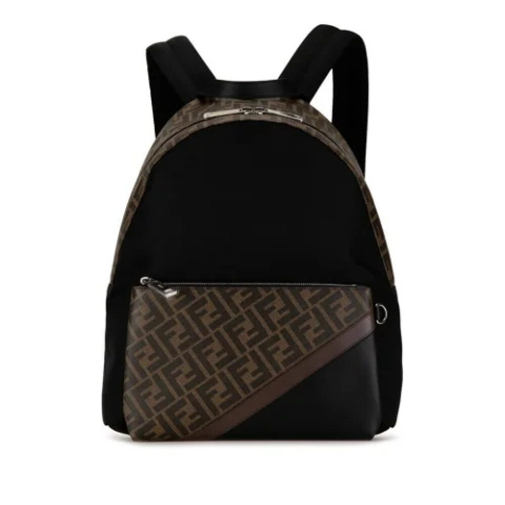 Fendi canvas backpack best sale