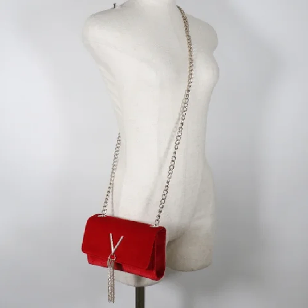Valentino Vintage Pre-owned Canvas crossbody-bags Red Dames