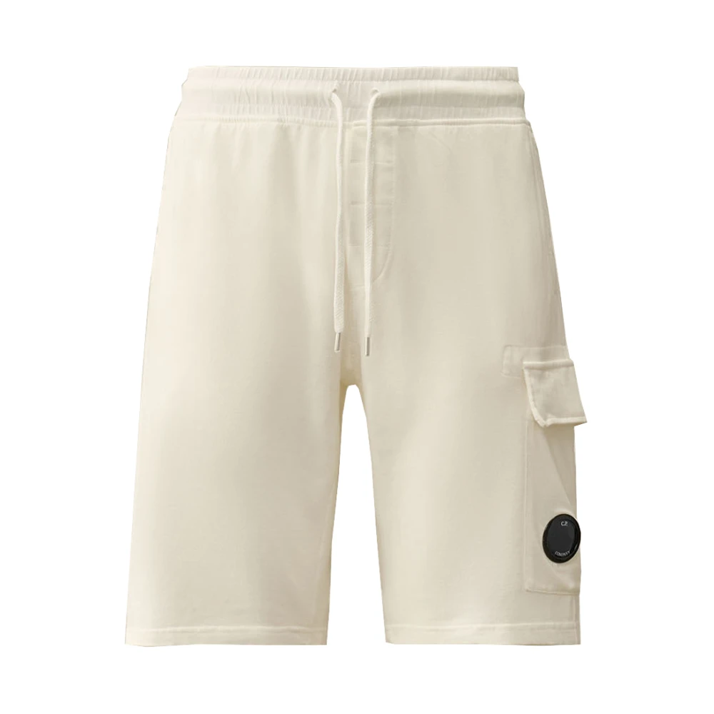 C.P. Company Cargo Zak Bermuda Shorts White Heren