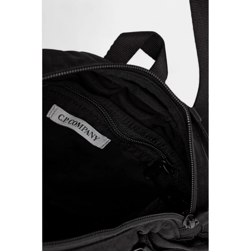 C.P. Company Nylon Lens Marsupio met Verstelbare Riem Black Heren