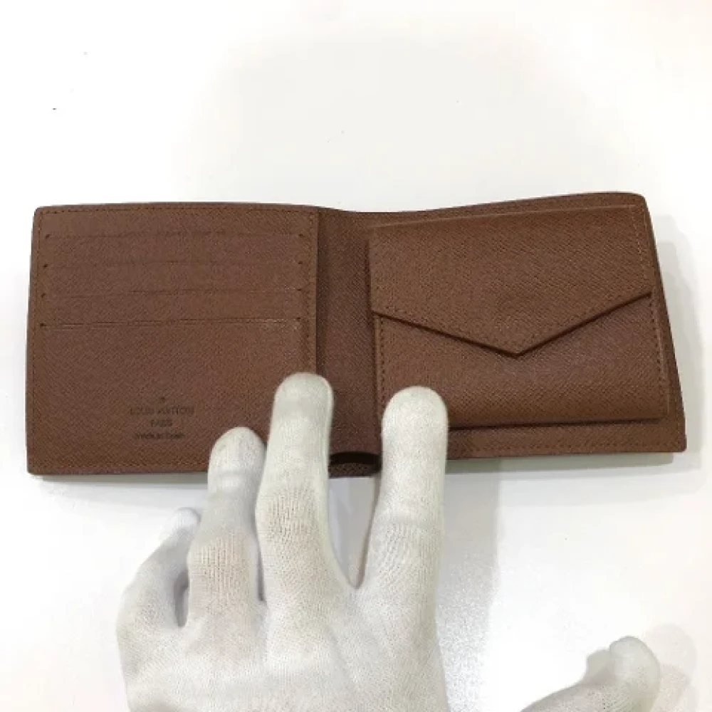Louis Vuitton Vintage Pre-owned Canvas wallets Brown Dames