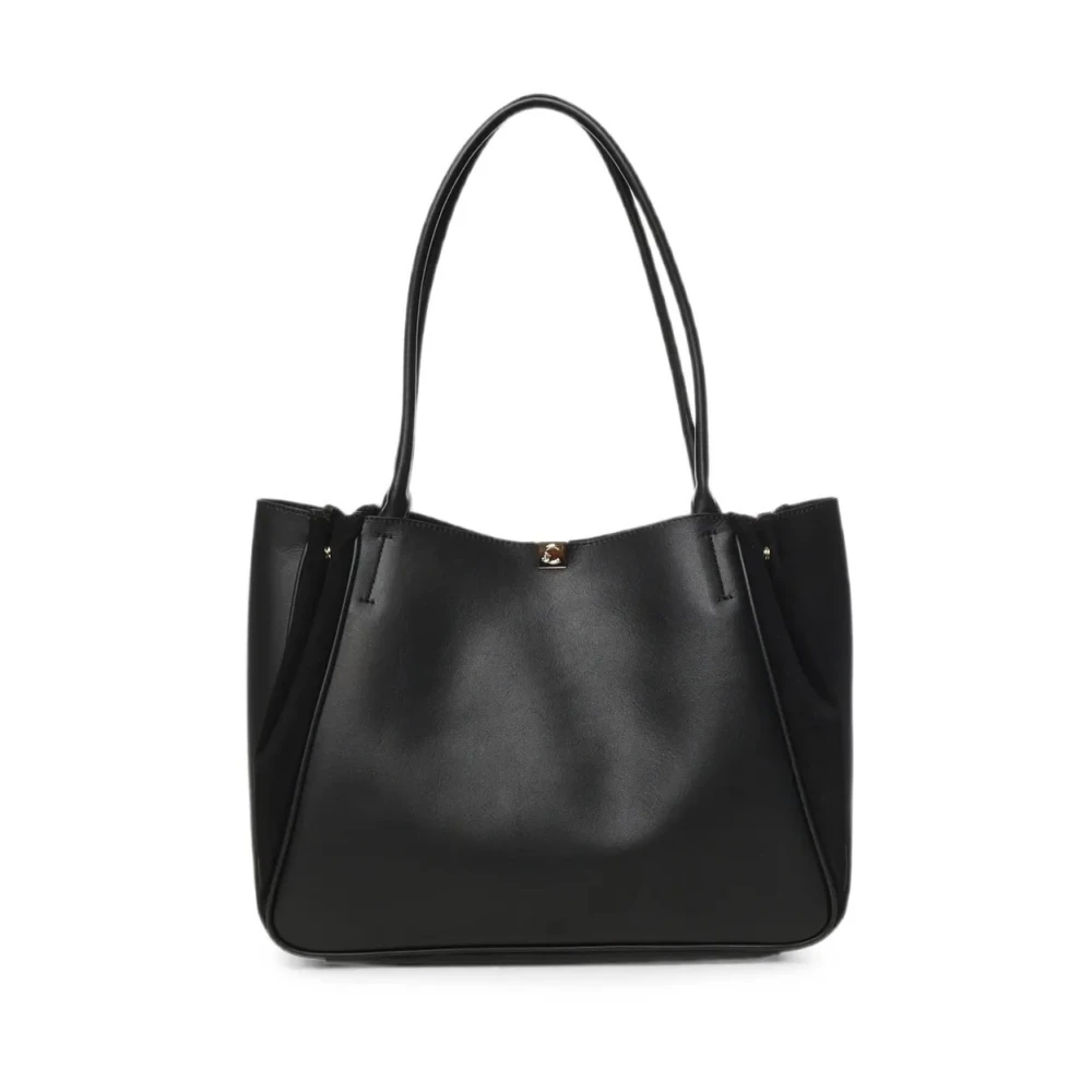 Coccinelle , Shopping Bags, Female, Black, One Size, Bag Smoth L
