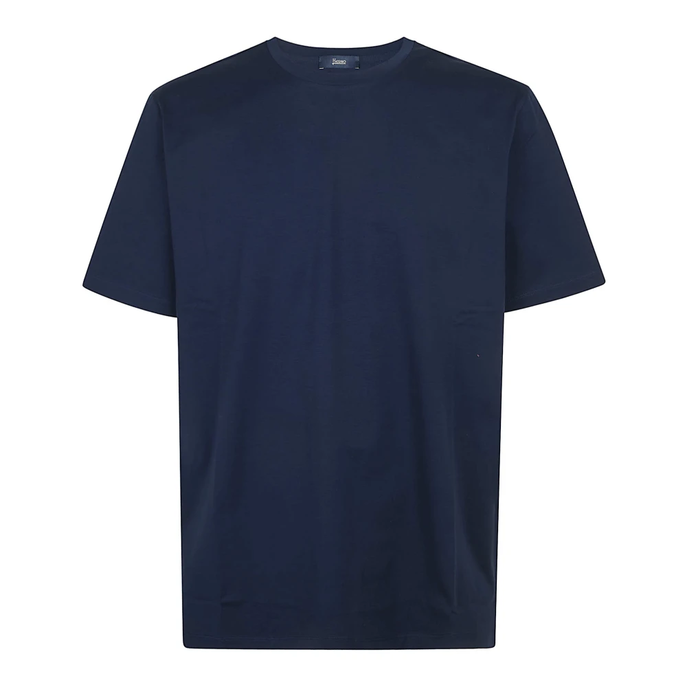 Herno Hombre Azul Camisetas, Talla: S