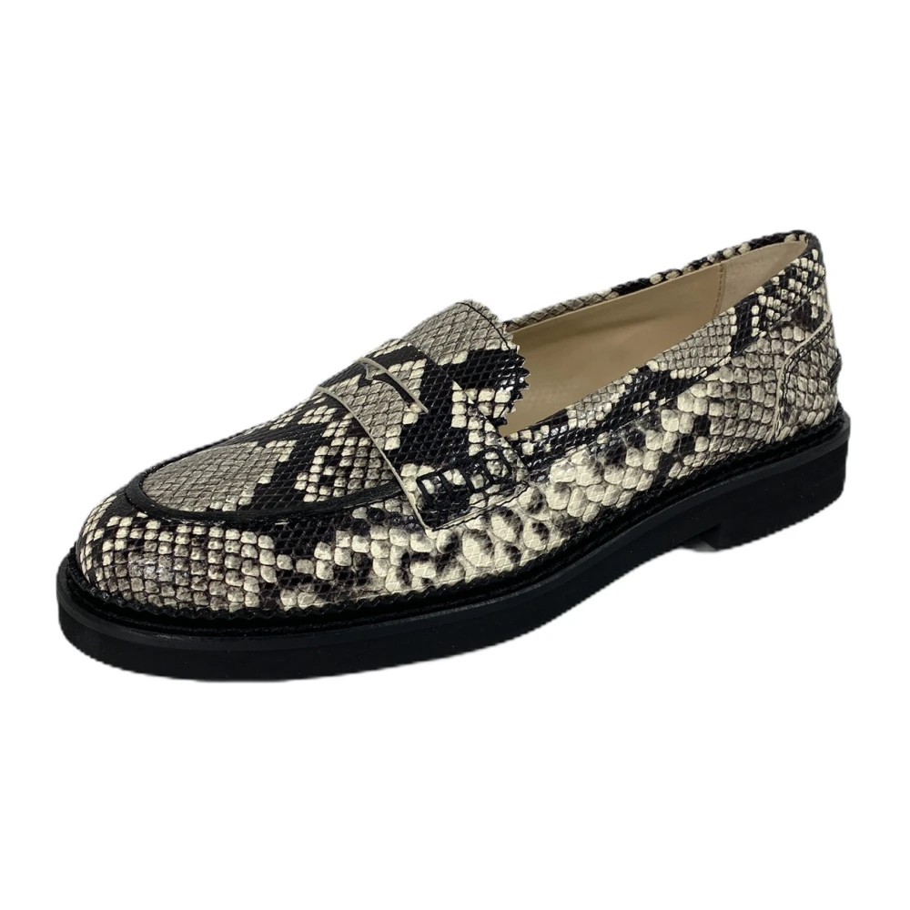 Tod's Women's White Heavy Rubber Leather Loafer Mocassin