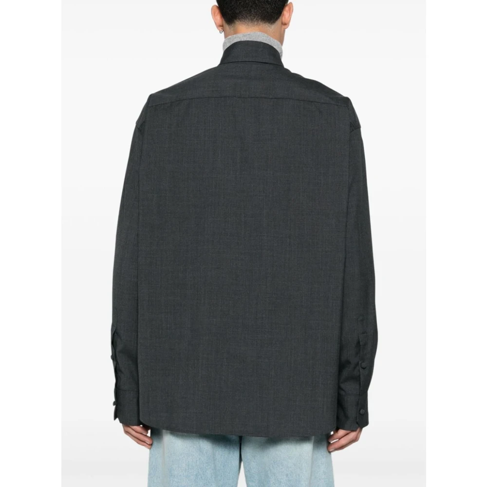 Valentino Garavani Grijze Overhemd Collectie Gray Heren