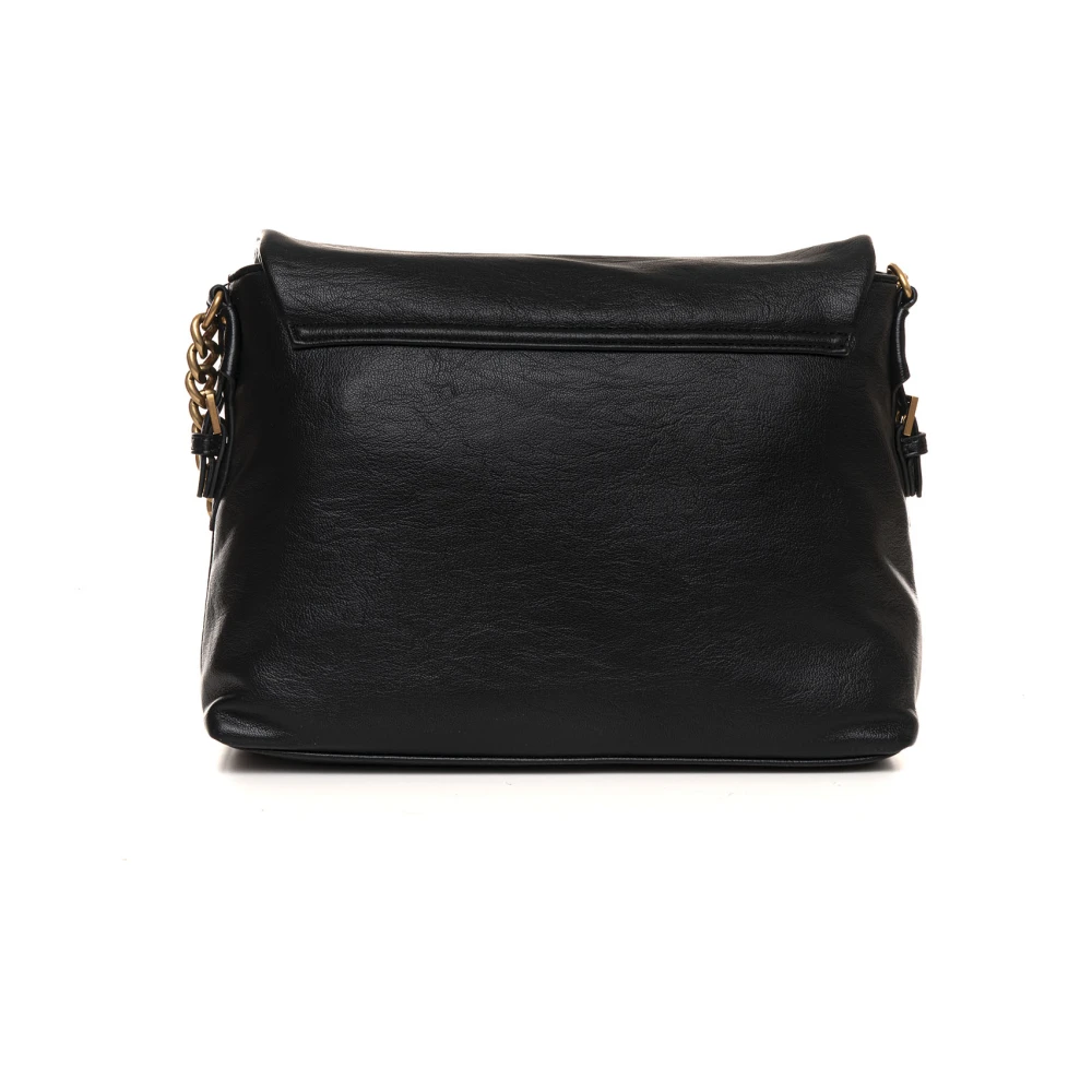Love Moschino Schoudertas met Logo en Handvat Black Dames
