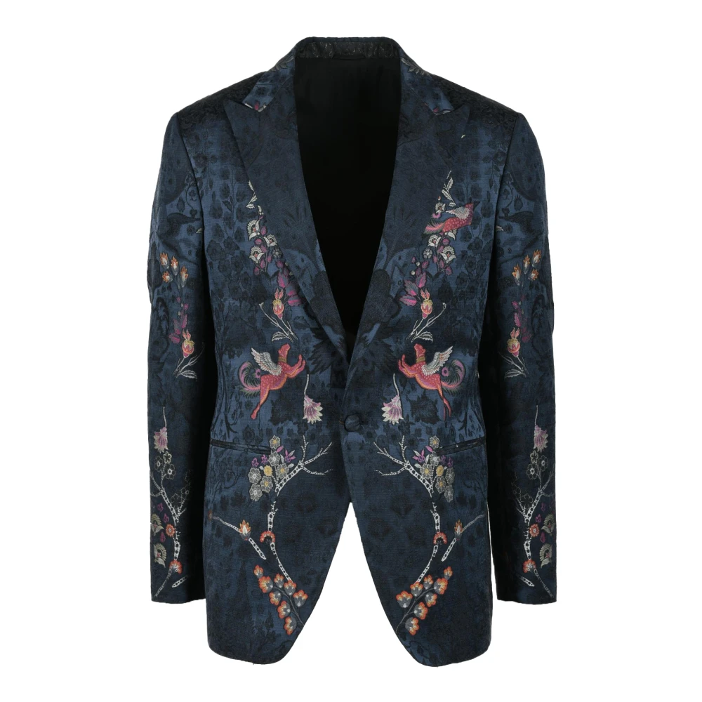 ETRO Jas Blue Heren